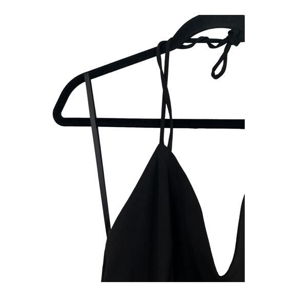 Katie May dress Ringleader ruched halter black size Small S - Picture 3 of 6